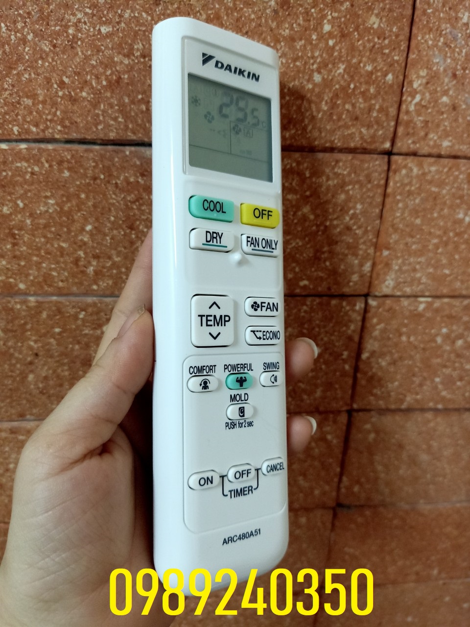 Điều khiển điều hòa Daikin chính hãng