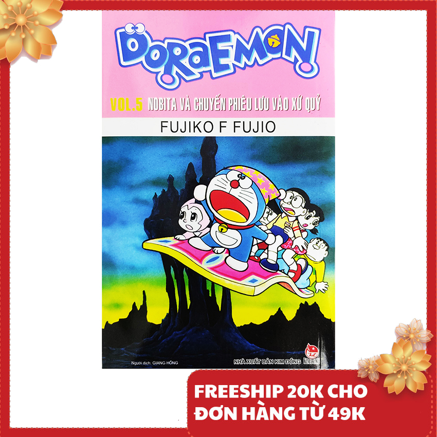 Truyện tranh cho bé - Doraemon Truyện Dài - Tập 5 – Nobita và chuyến phiêu lưu vào xứ quỷ