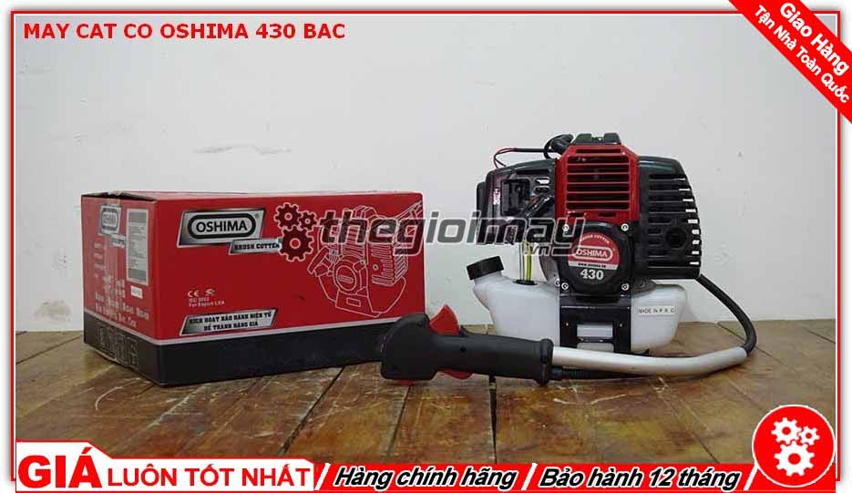[HCM]Máy cắt cỏ 2 thì oshima 430 bạc