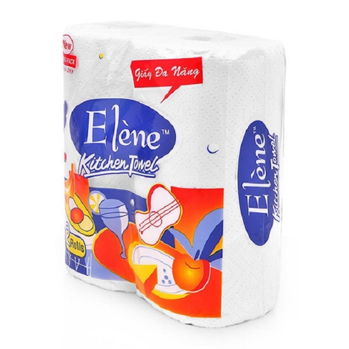 [Chính hãng] Khăn bếp Elène đa năng 2 cuộn ( 2 lớp ) [Ảnh thật]