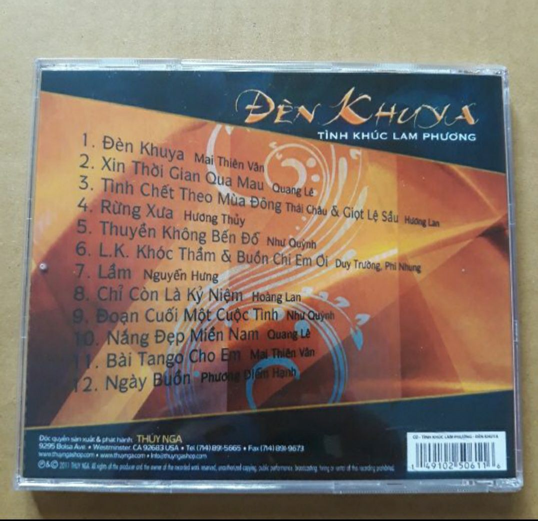 Bộ 3 cd nhạc Lam Phương