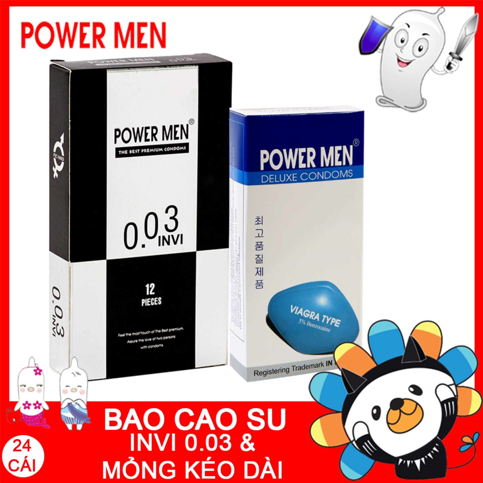 Bao cao su Powermen INVI 0.03 Như không dùng