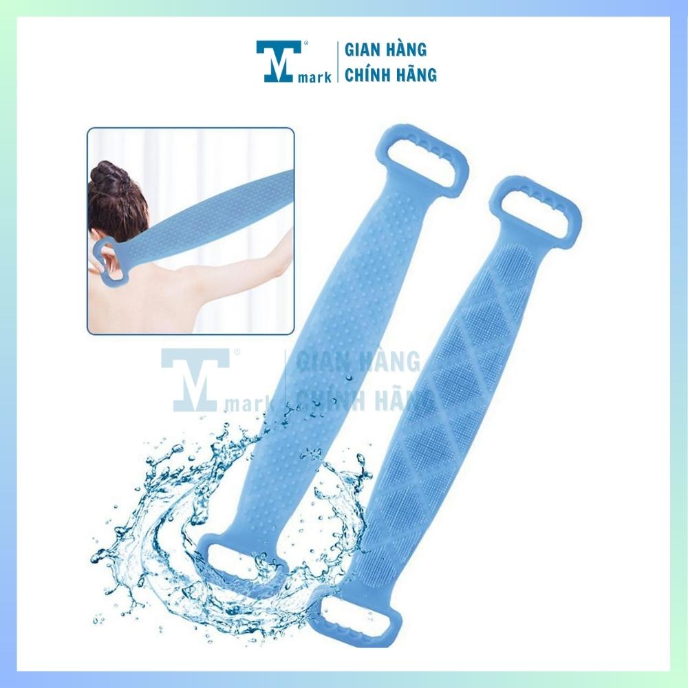 Dây tắm cọ chà lưng 2 mặt bằng silicon đa năng ( màu ngẩu nhiên) Tmark
