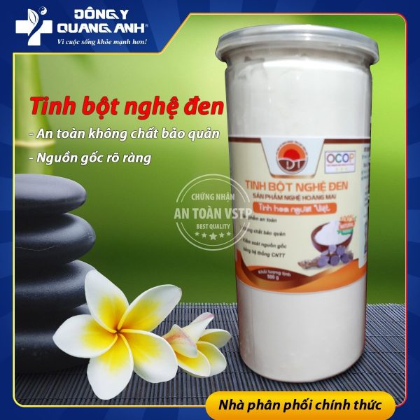 Tinh Bột Nghệ Đen  500 gam- Đông Y Quang Anh