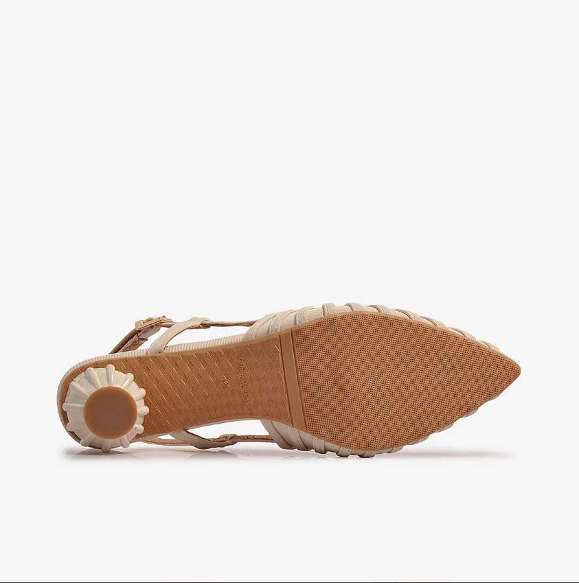 Sandal Cao Gót Nữ Bitis BFW001688TRG