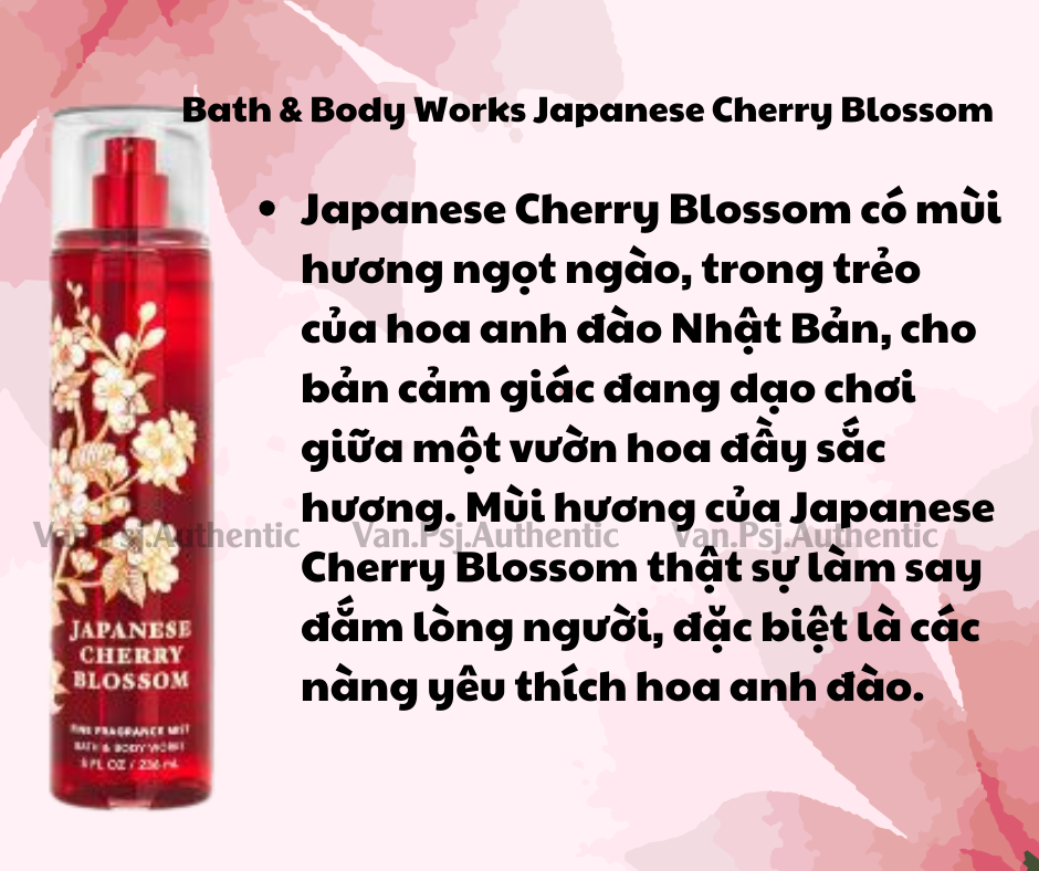 NƯỚC HOA XỊT TOÀN THÂN BATH & BODY WORK 236ML