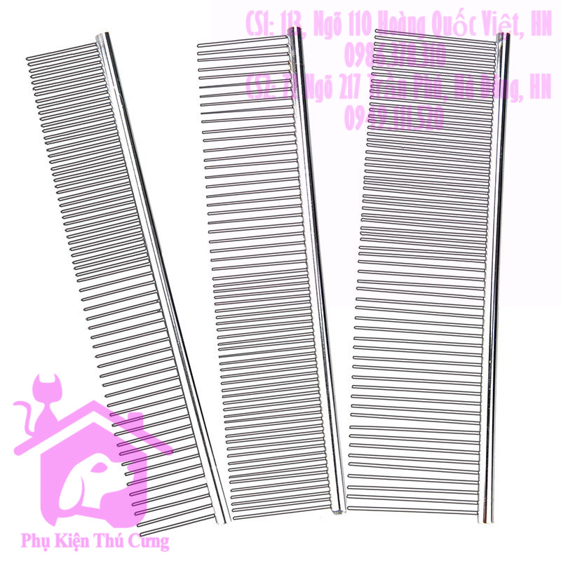 Lược Chải Lông Rối Inox Cao Cấp 3cm - CutePets