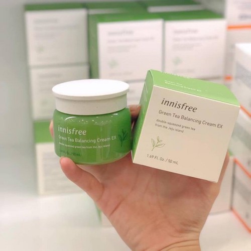 Kem trà xanh Innisfree Green tea balancing cream