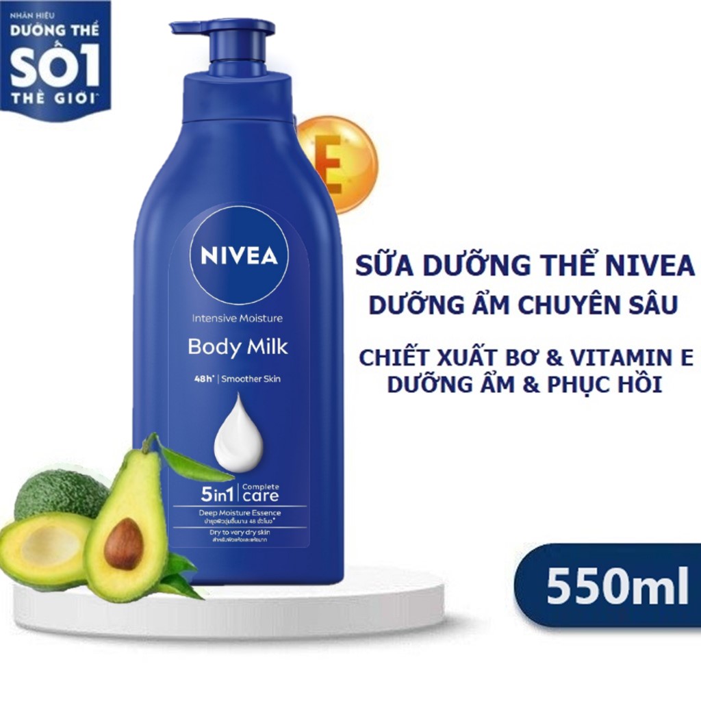 Nivea Intensive Moisture Body Milk 550ml