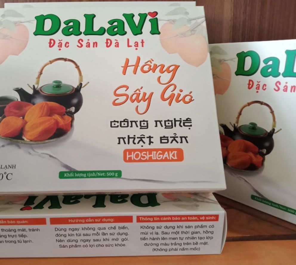 Hồng treo sấy gió Đà Lạt Dalavi 500gr
