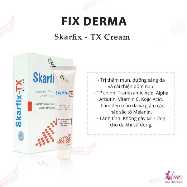Fixderma Skarfix-Tx Cream nhập khẩu