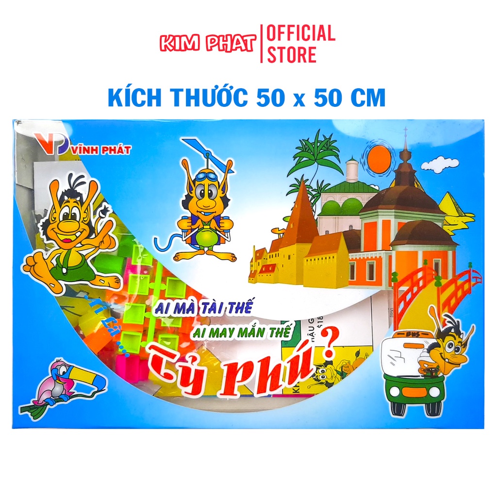 Cờ tỷ phú cỡ lớn 50 x 50 cm VP003