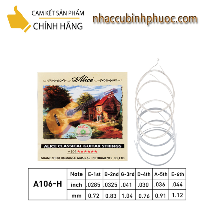 Dây đàn Guitar Nilong Classic A106