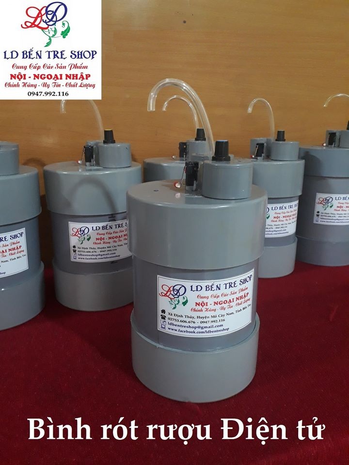 Bình rót ruợu thông minh - Thương hiệu LD Bến Tre Shop (Rẻ mà chất - Tặng cáp sạc)