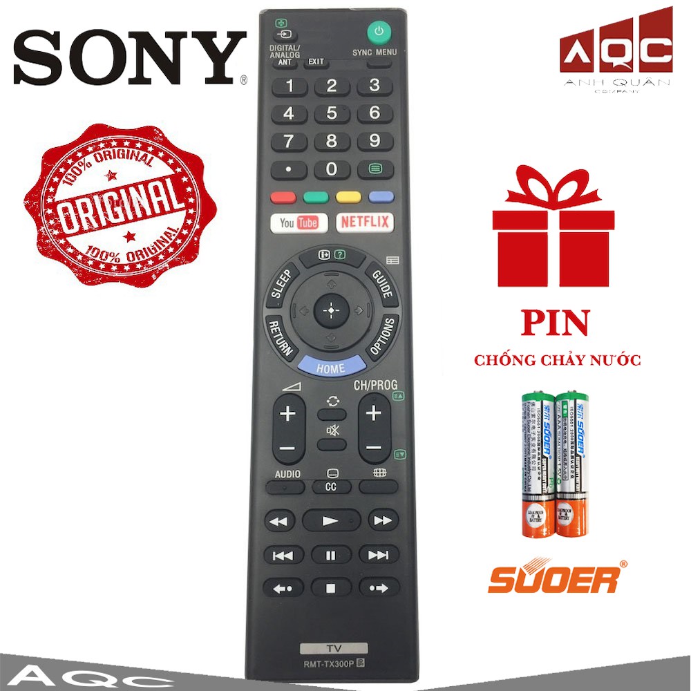 Remote điều khiển tv sony smart l1370 và rmt tx300p chính hãng sony