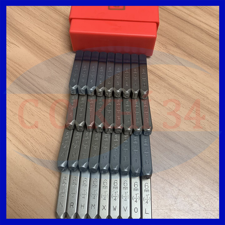 Bộ đóng số và chữ 6mm YC - XUÔI