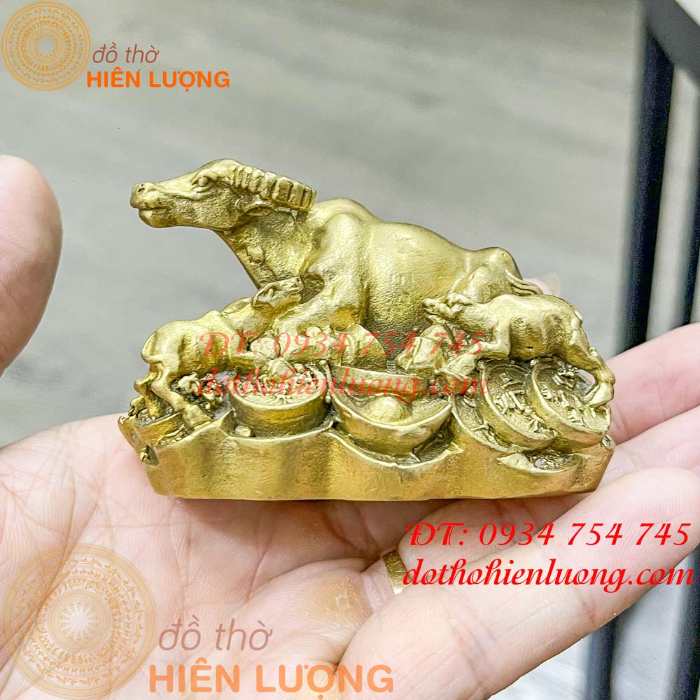 Tượng đàn trâu bằng đồng phong thủy