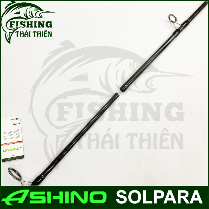 Cần câu cá Ashino Solpara Cần 2 khúc máy đứng phong cách mới 3m0