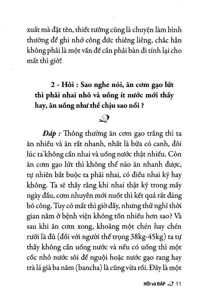 [HCM]Phương Pháp Ohsawa - Hỏi Và Đáp