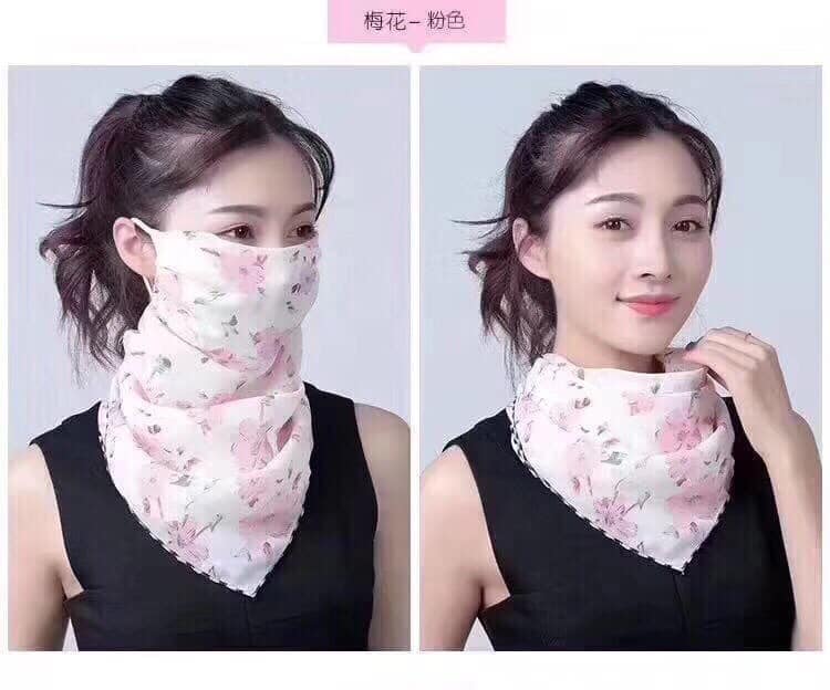 COBOM 2 KHẨU TRANG KÈM KHĂN CHE CỔ