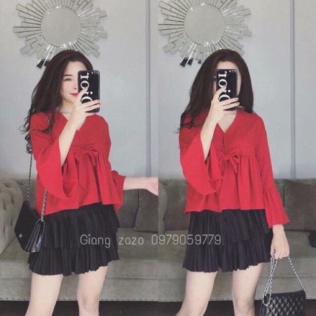 Chân váy 2 tầng dập ly siêu hot sang chảnh cho cô nàng đáng yêu