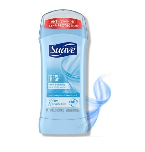 [USA] Lăn sáp khử mùi nữ Suave Fresh 74g - Mỹ