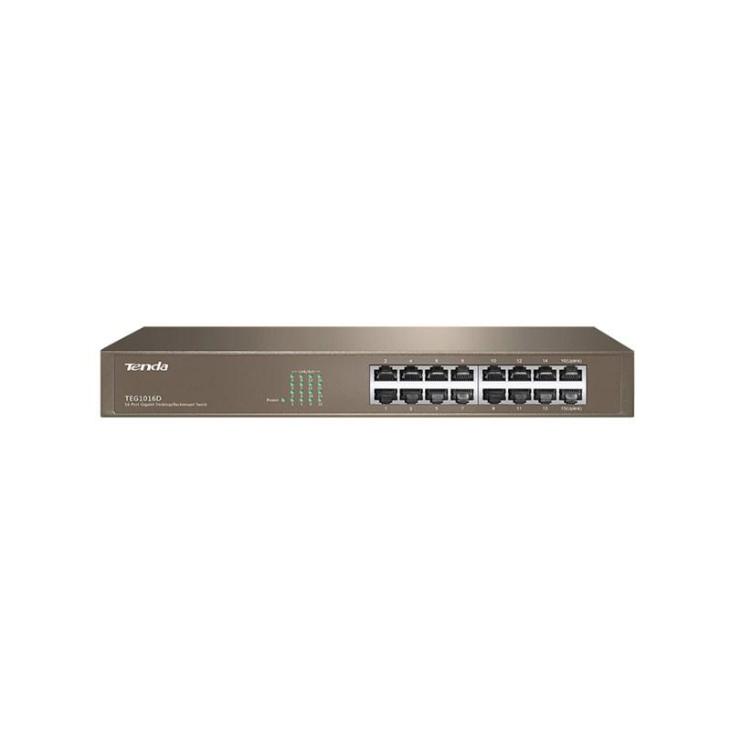 Thiết bị Switch 16 cổng tốc độ Gigabit TENDA TEG1016D
