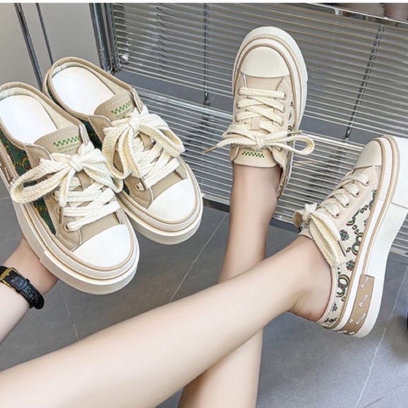 Giày nữ,sục thể thao đế gồ siêu đẹp [ FROM rộng lùi 1 SIZE]