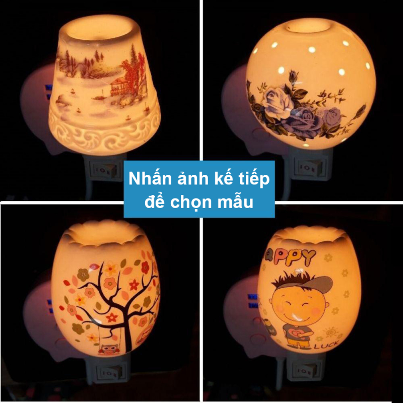 Bảng giá Đèn xông tinh dầu Đèn trang trí phòng ngủ cắm điện đuổi diệt muỗi khử mùi thơm phòng tinh dau tinhdau duoi muoi duoimuoi den xong denxong