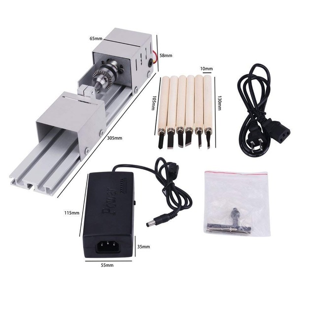 Máy tiện gỗ mini đa năng-bản mới nhất