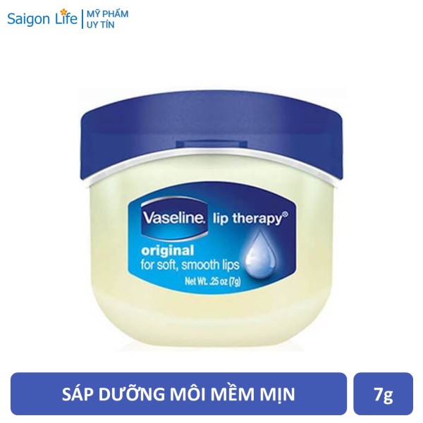 Sáp Dưỡng Môi Mềm Mịn Vaseline Lip Therapy Original 7g nhập khẩu