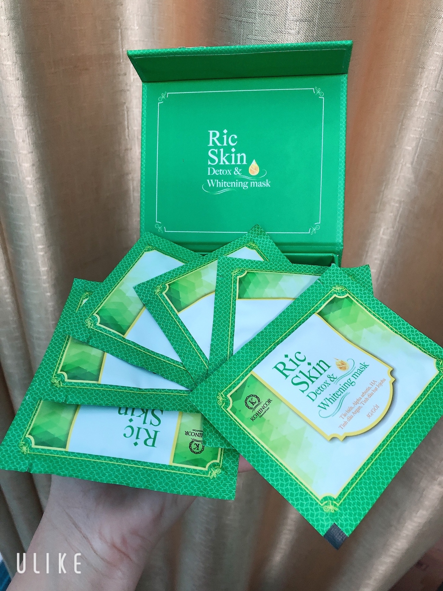 [HCM]Mặt nạ thải đôc Ric skin (1h 6 gói )