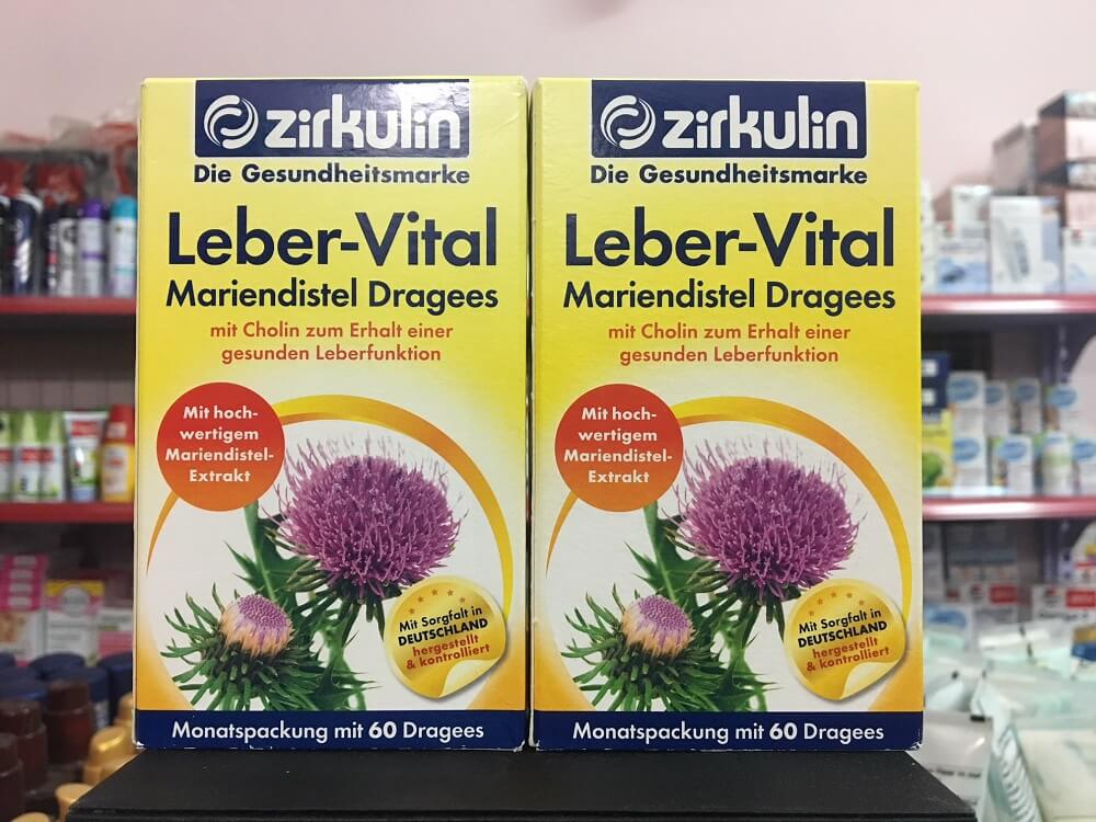 Bổ Gan Zirkulin Leber Vital 60 Viên