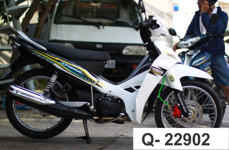 Tem rời sirius spark trắng đen