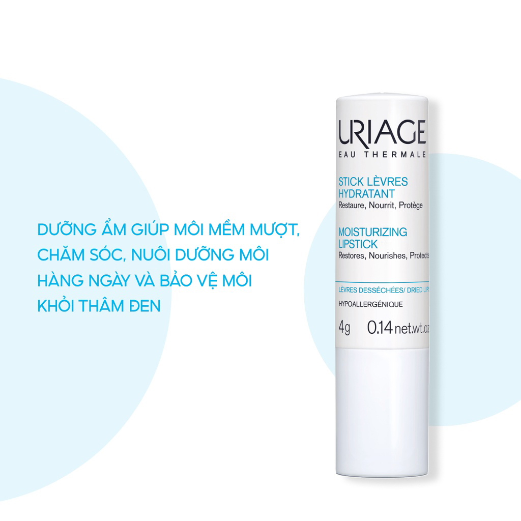 Son Dưỡng Môi Uriage STICK LÈVRES HYDRATANT 4g - Dạng Thỏi