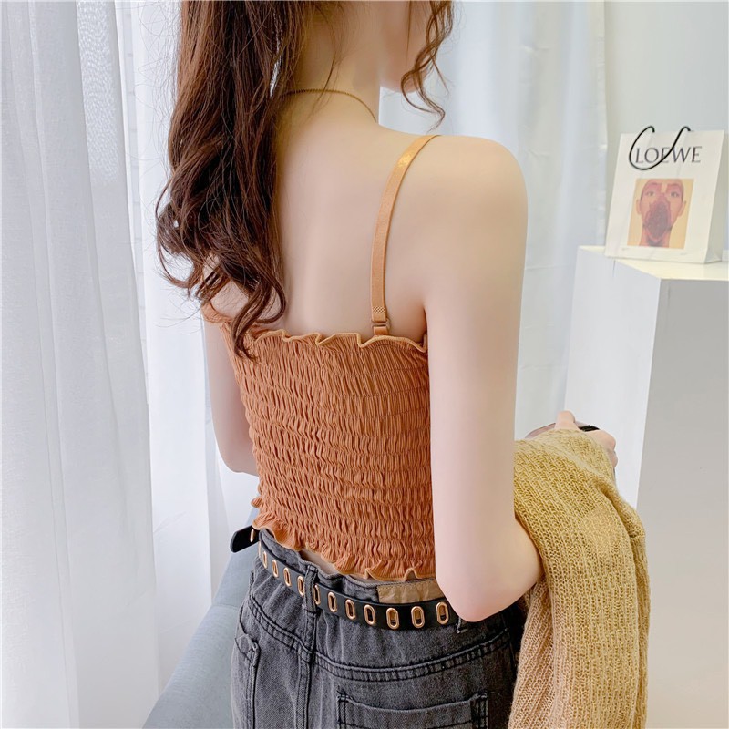 Áo Bra Nữ Nhún Dáng Lửng Siêu Hot 2088