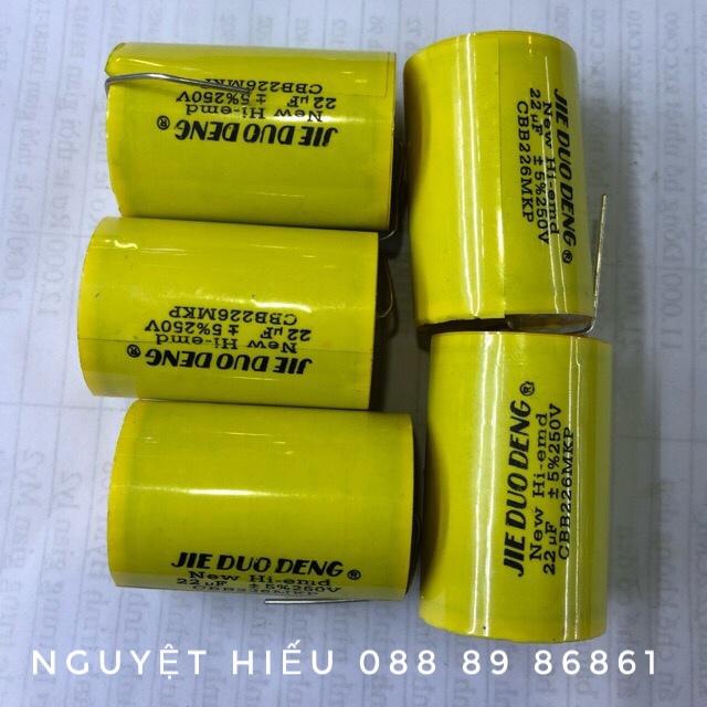 Set 2  Tụ lọc phân tần loa 22uF-250V