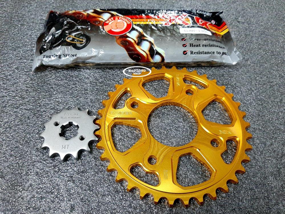 Nhông sên đĩa Vàng X1R 10 li dành cho RaiderSatria Fi,Sản Phẩm Chất Lượng, Gian Hàng Uy Tín, Giá Cả Cực Tốt, Mua Ngay.