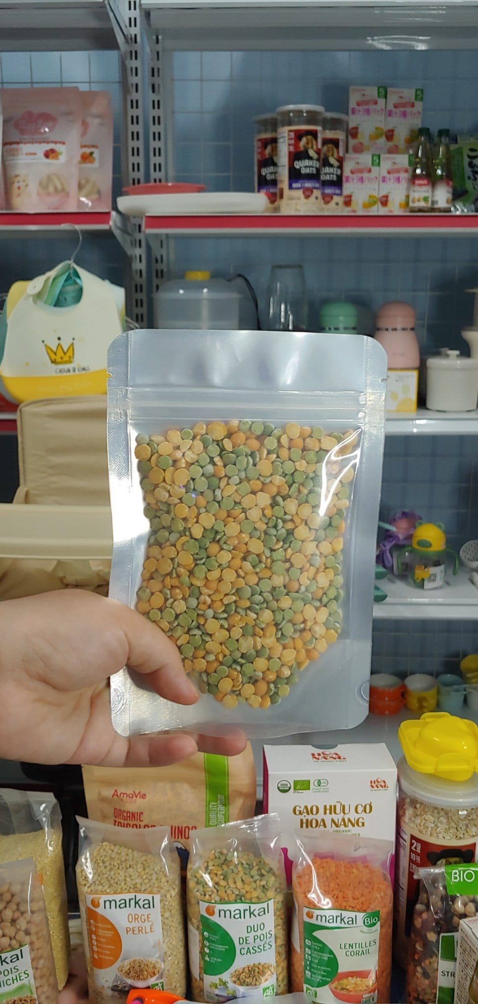 Các loại hạt hữu cơ cho bé ăn dặm