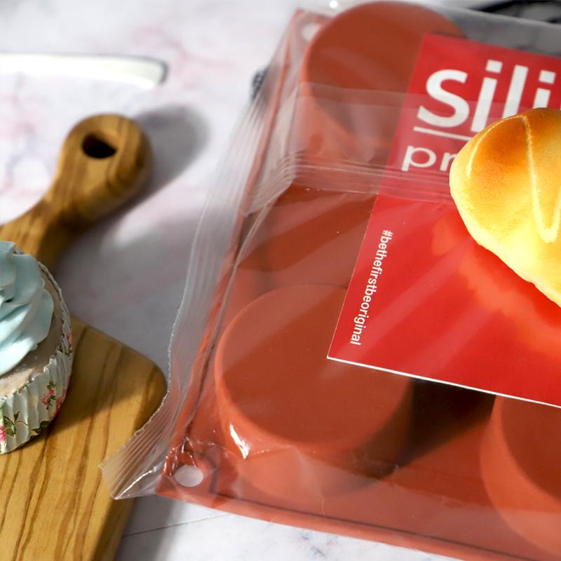 SN Silicone Bộ Tạo Khuôn Hình Dòng Ý Silikomart 11 Với Pudding Hình Bánh Mousse Bánh Nướng Bộ Tạo Khuôn Hình