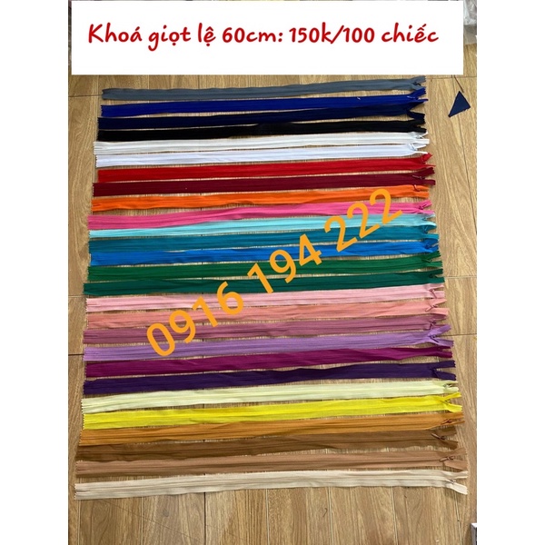Khoá giọt lệ trộn màu 60cm