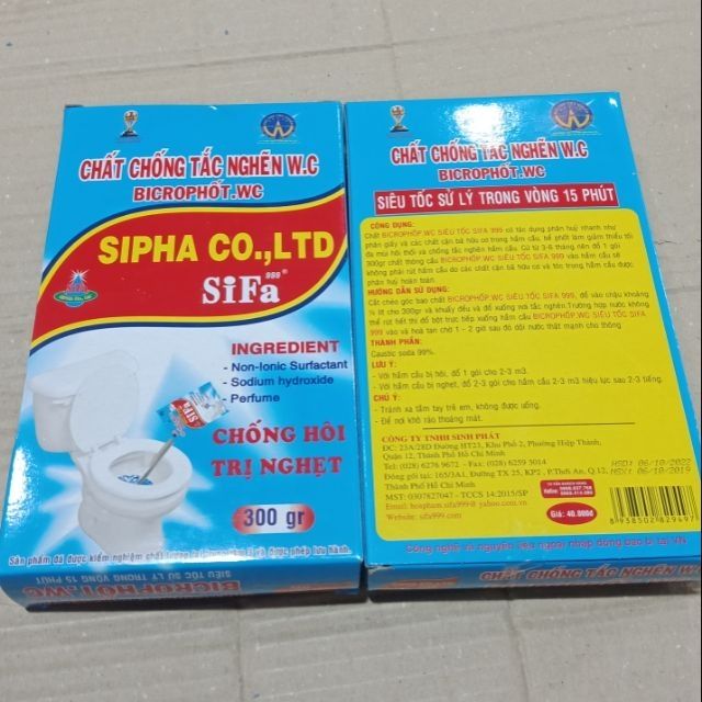 Bột thông cầu Sifa( chống tắc nghẽn W.C)