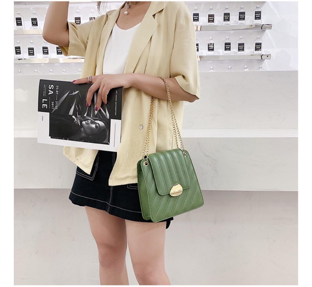 Túi Xách Thời Trang Khóa Tròn