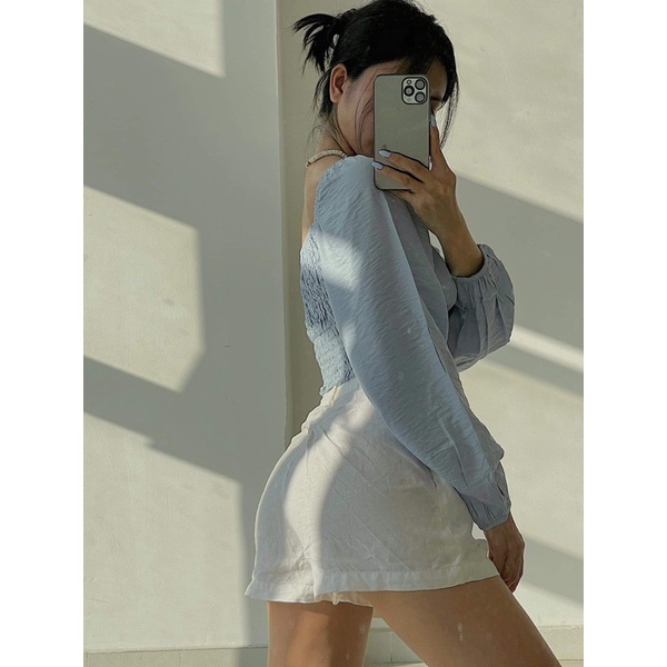 Quần short linen