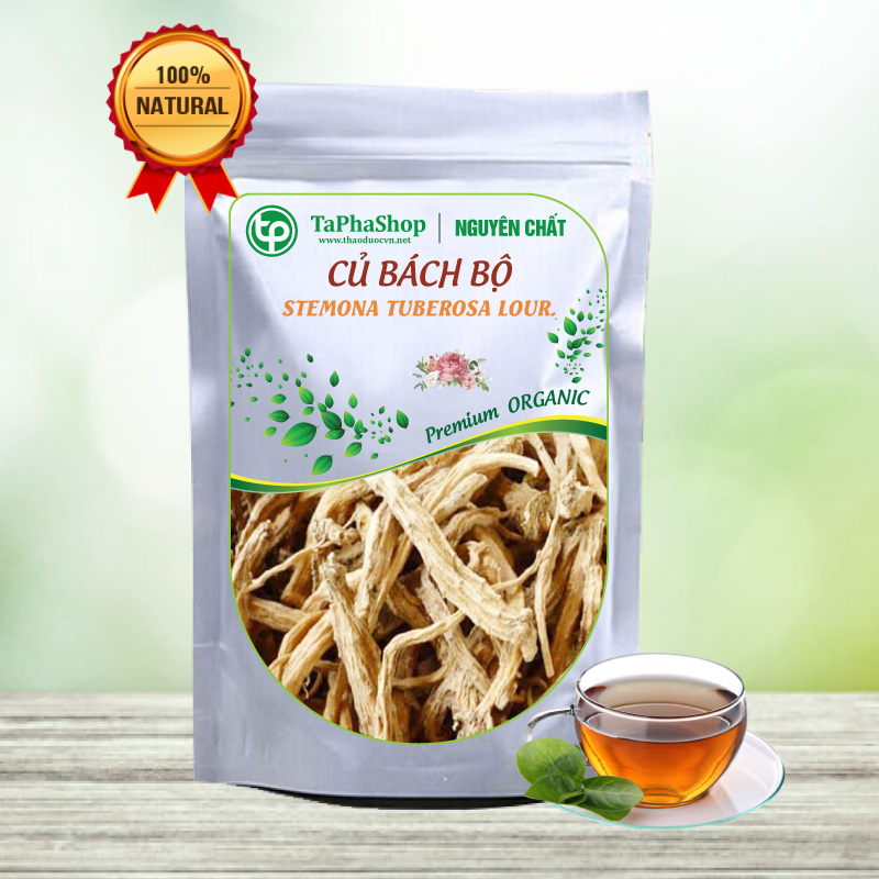 Củ bách bộ sấy khô 100g - tấn phát