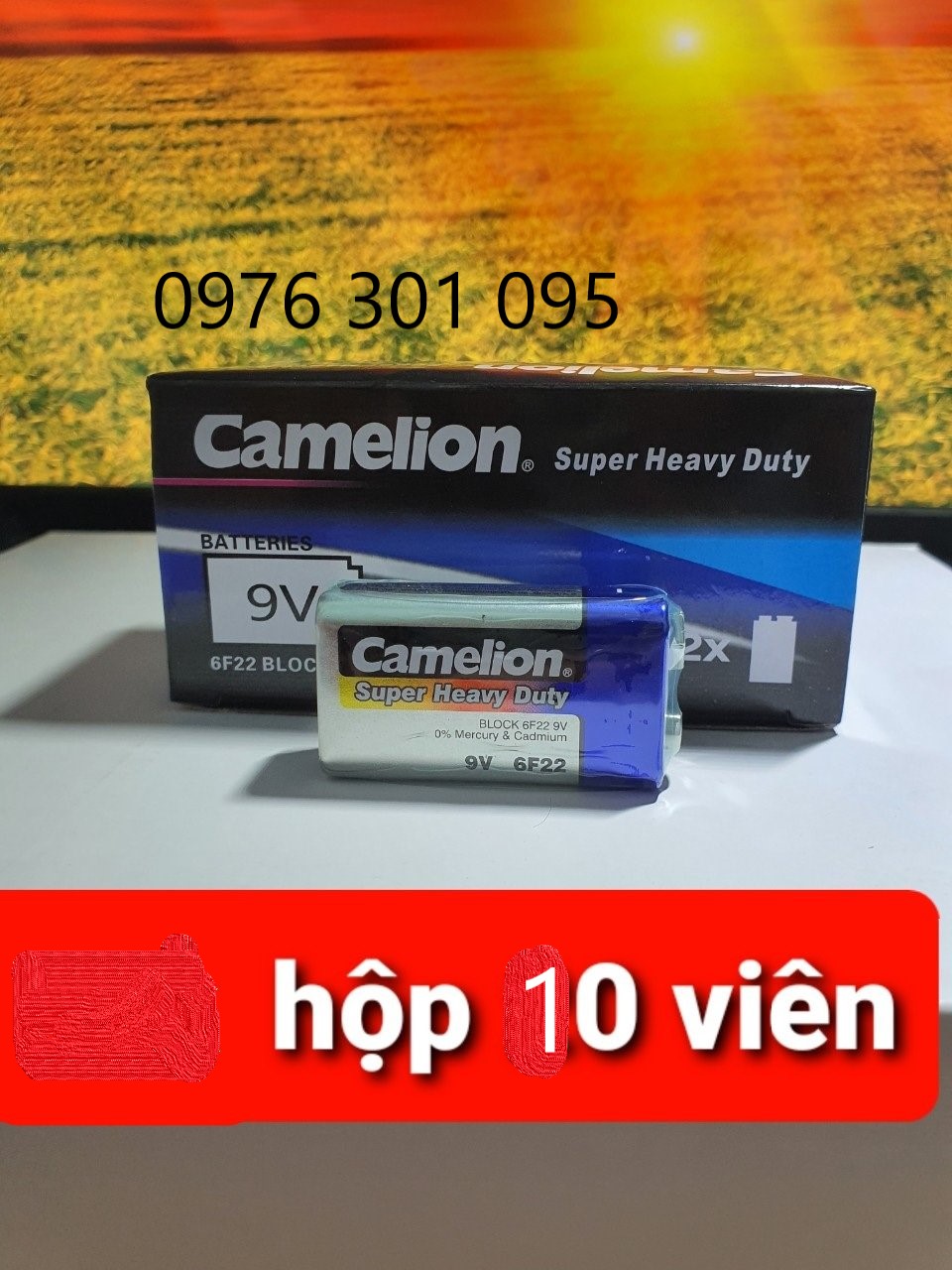 [CAMELION] Pin AA, AAA, Vuông 9V Thông Dụng ( Hộp )