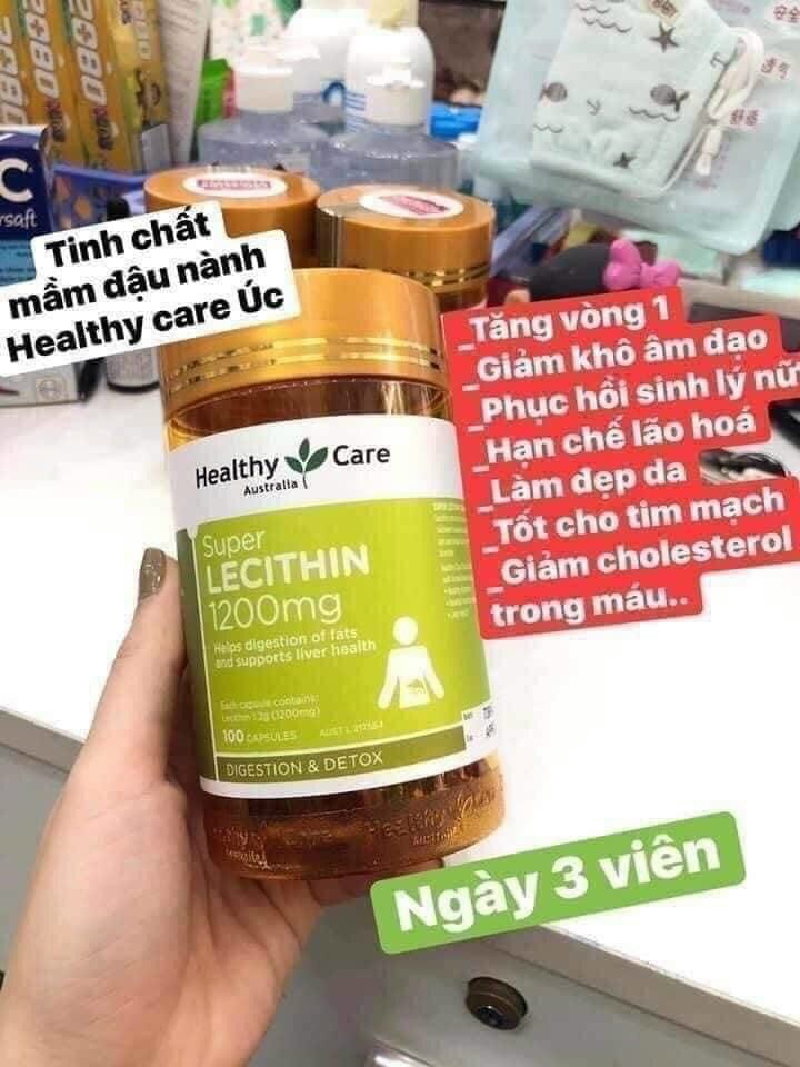 MẦM ĐẬU NÀNH ÚC HEALTHY CARE (100 viên)