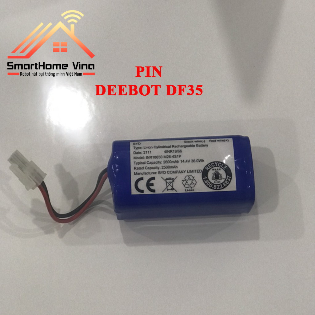 Pin robot hút Ecovacs Deebot DF35