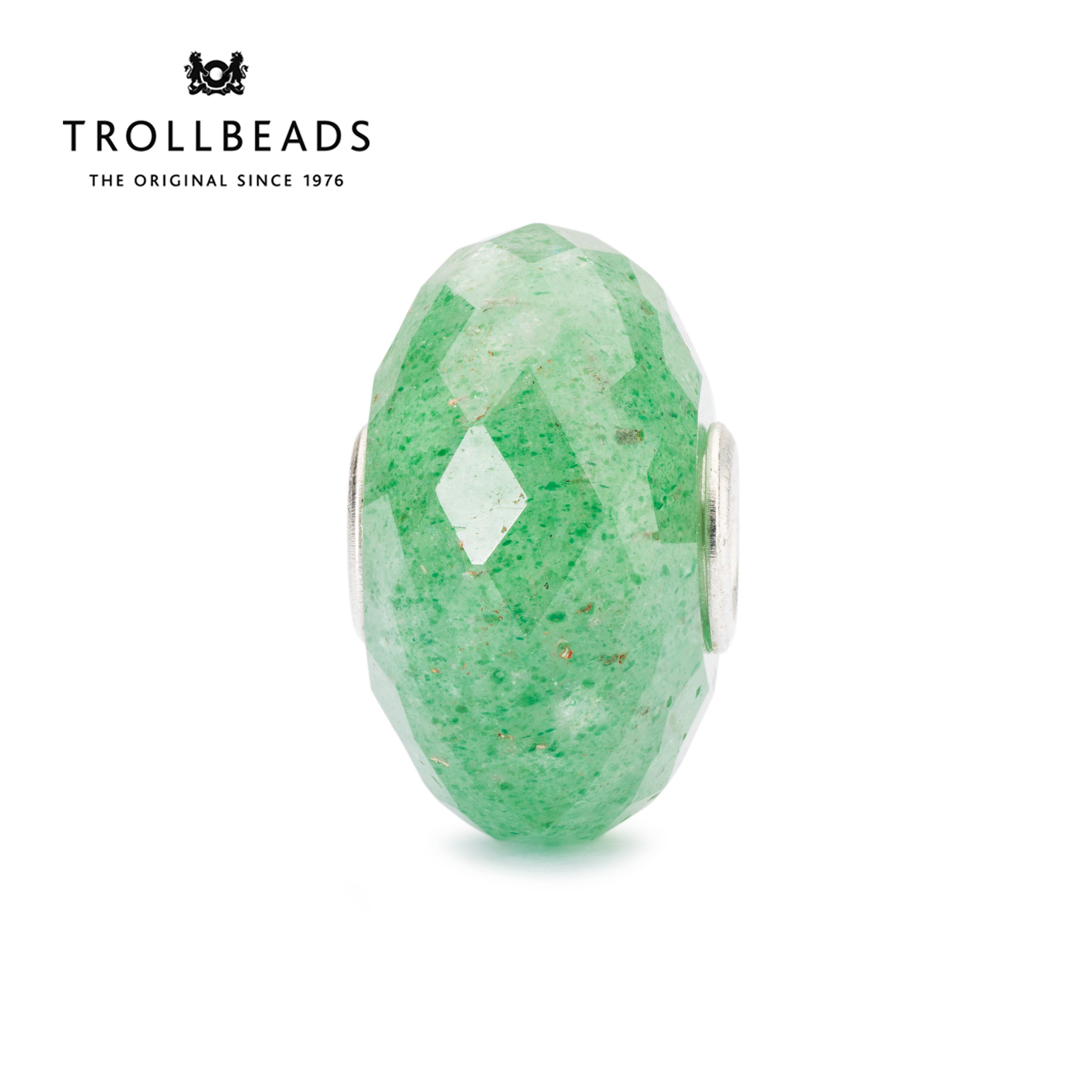 TROLLBEADS Đá Quý Tự Nhiên Green Aventurine