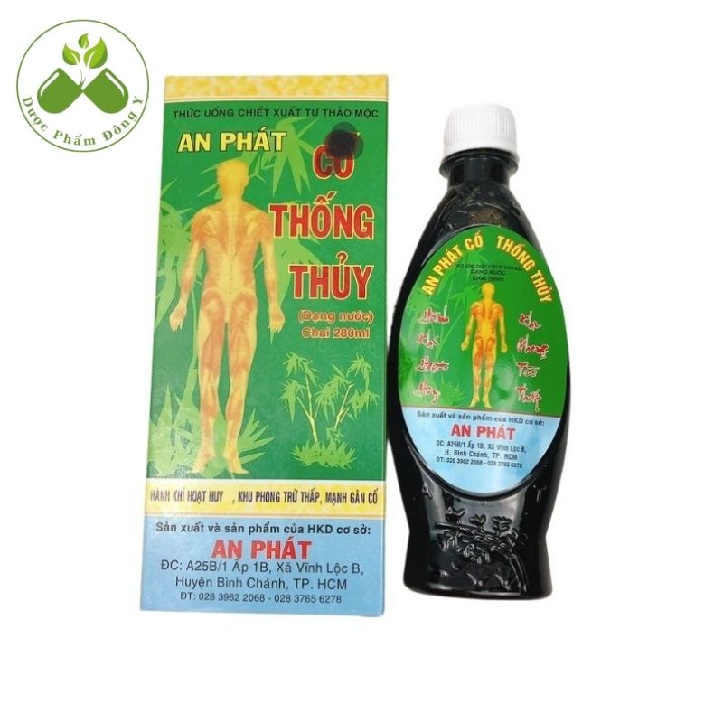 PHONG TÊ CỐ.T THỐNG THỦY - HÀNH KHÍ HOẠT HUYẾ.T (280Ml) - HỖ TRỢ CÁC VẤN ĐÈ VỀ XƯƠNG KHỚP - ĐAU THẦN KINH TỌA
